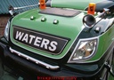 Stainless Steel VisorBar for DAF CF Space Cab | 5 Amber LEDs