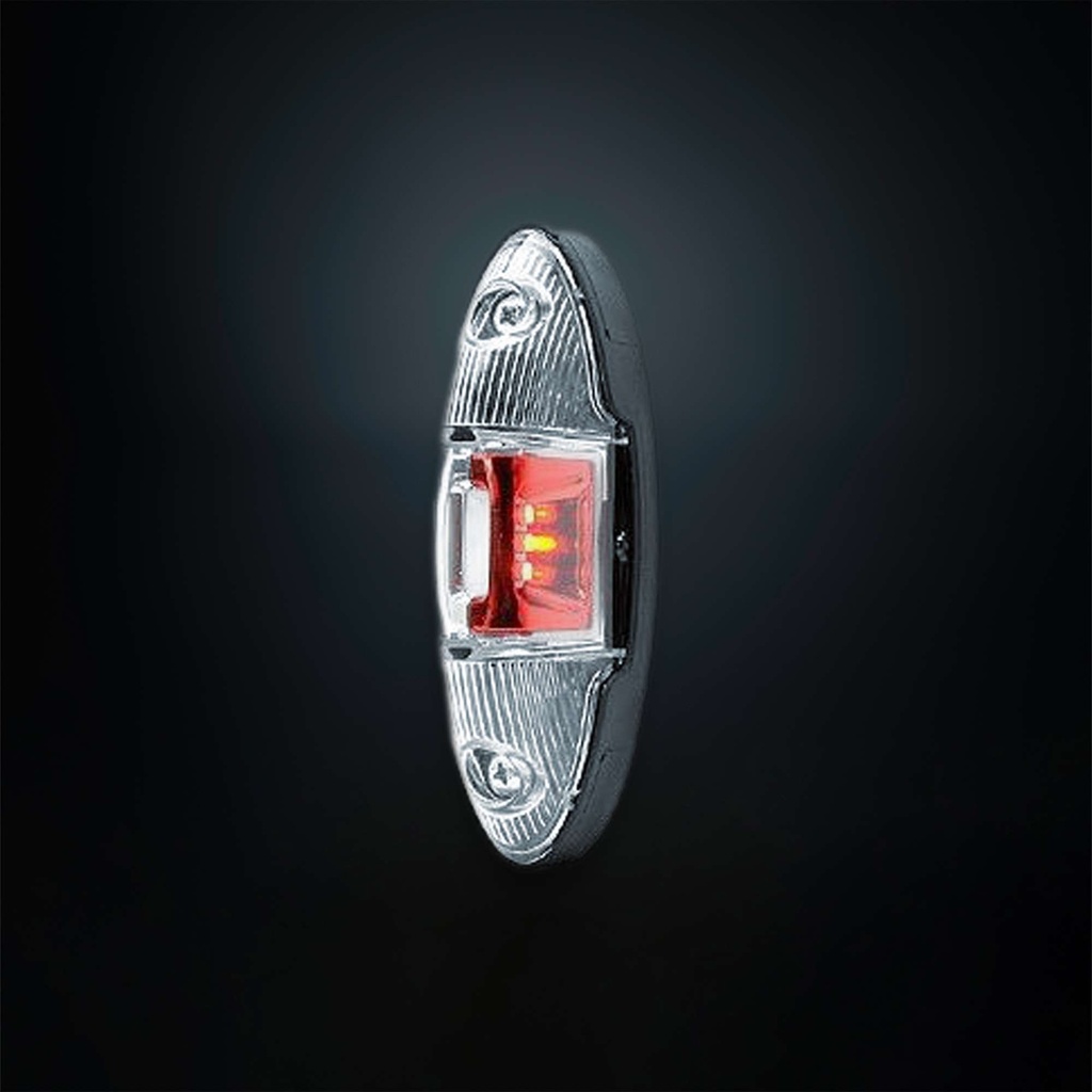 FFREEDOM Legacy Wide Marker White/Red Position Light 12-24V