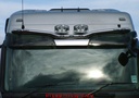 Aluminum VisorBar for Mercedes Actros MP3 Mega Space | 5 White LEDs