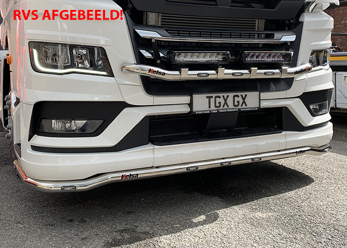 Aluminum LoBar for MAN TGX | 7 Amber LEDs