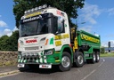 Aluminum LoBar for Scania R&S NextGen with High P40 Bumper | 7 Amber LEDs
