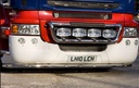 Stainless Steel LoBar for Scania R2 with Low Bumper | 5 White & 2 Amber LEDs