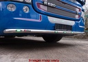 Stainless Steel LoBar for Scania R2 with Low Bumper | 5 White LEDs