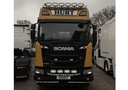 Stainless Steel LoBar for Scania NextGen XT with Construction Bumper | 6 White LEDs
