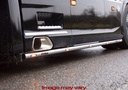 Stainless Steel SideBars for Scania R&S NextGen | Wheelbase 3750mm | 5 Amber LEDs | Up to 2018