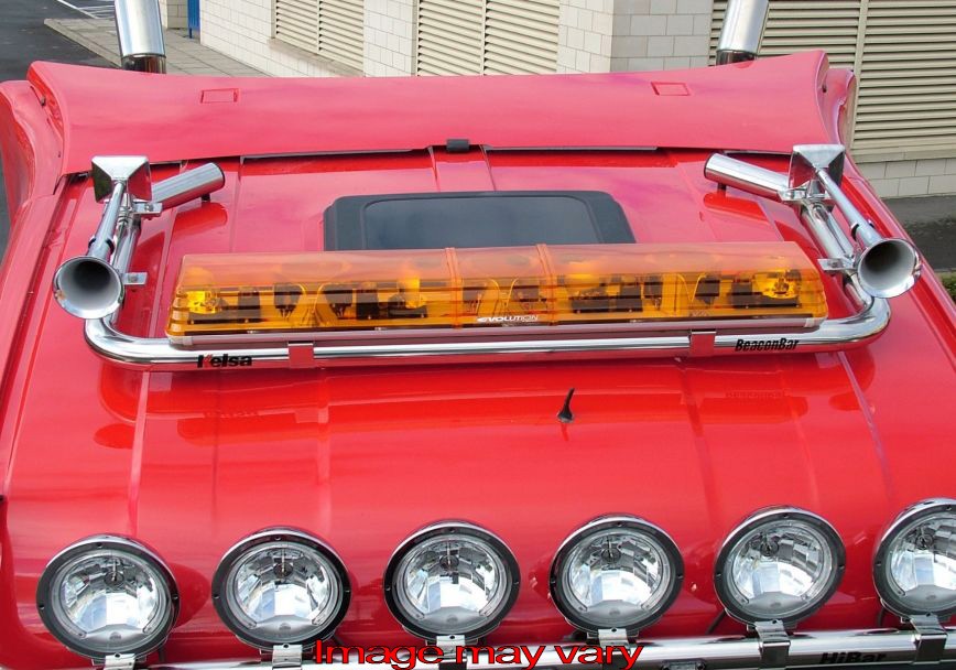 Aluminum BeaconBar for Scania 4 & R Series | Flat Mounting