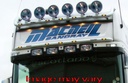 Aluminum VisorBar for Scania 4 & R Series Topline | 5 White LEDs