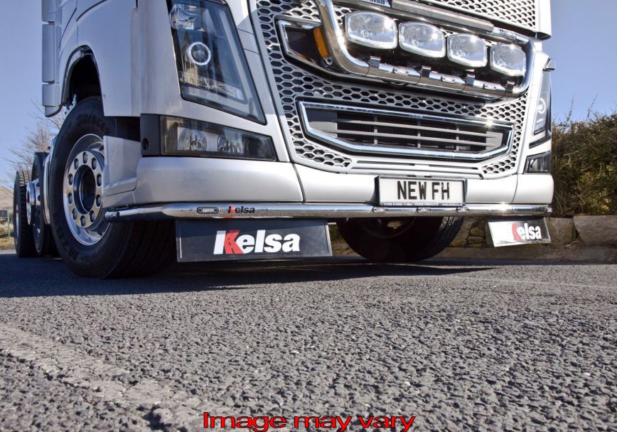Aluminum LoBar for Volvo FM/FH4 & 4B | 5 White & 2 Amber LEDs