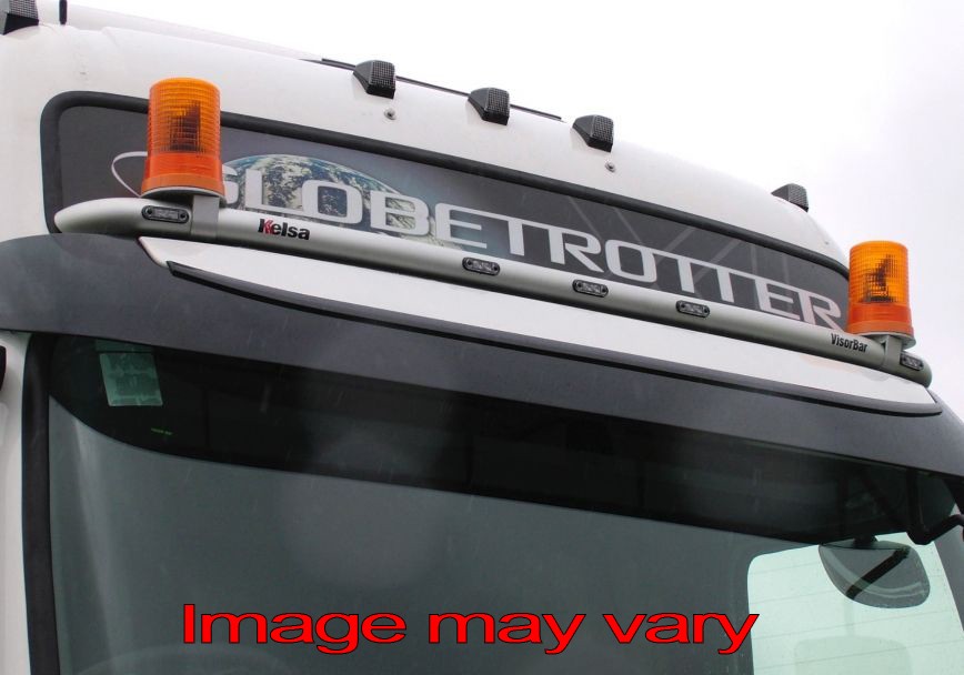 Aluminum VisorBar for Volvo FM/FH2 | 5 White LEDs