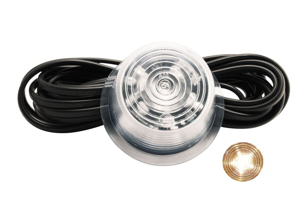 Gylle Side Marker 6-LED White with Clear Lens