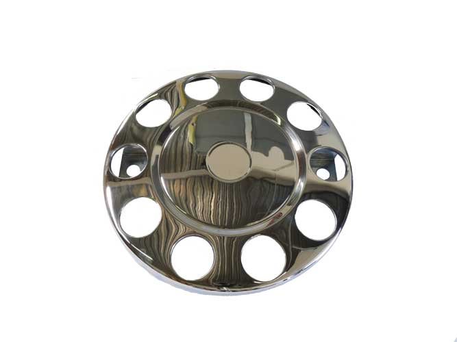 Closed Center Wheel nut Protector Ring 22.5" with Circle for Steel Rims | 10x335mm