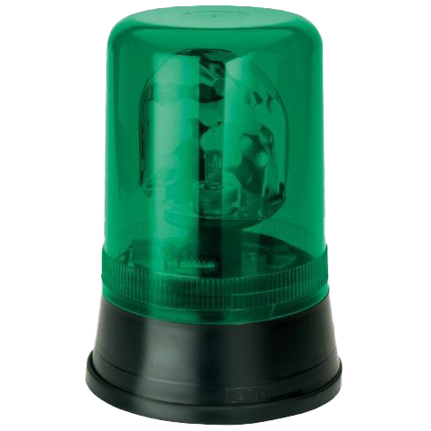 AEB "595" 24V rotating beacon - Green lens