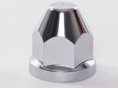 Plastic Wheel Nut Cover Chrome | Ø27mm - 40mm High