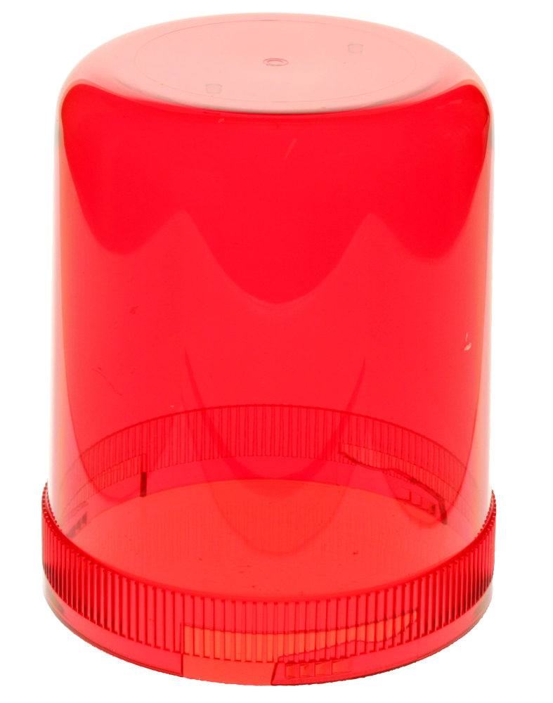 Red beacon lens for AEB 590/595 beacon
