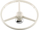 3-Spoke Steering Wheel for Scania R-Series Steamline & NextGen | White with Vabis Logo