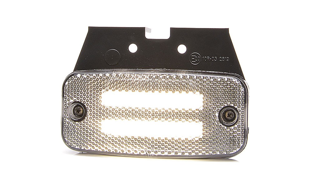 LED Position Light 'Two Lines' White - 12-24V