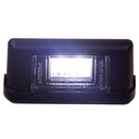 3-LED License Plate Light | Black