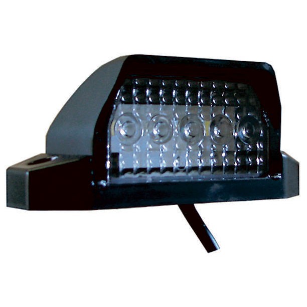 IZE LED Black License Plate Light 5 LEDs