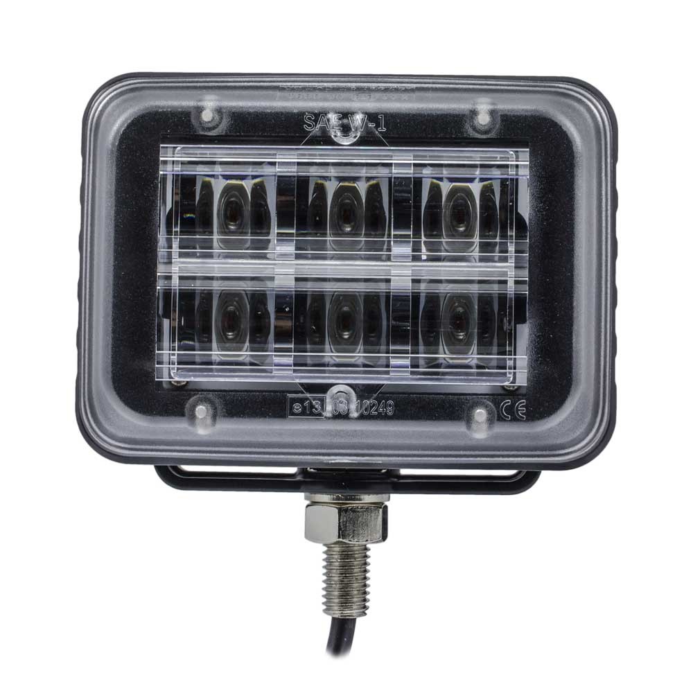Strobe Light Amber 6 x 3W LEDs + Bracket