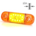 12-LED Ultra Slim Position Light 9-36V - Amber