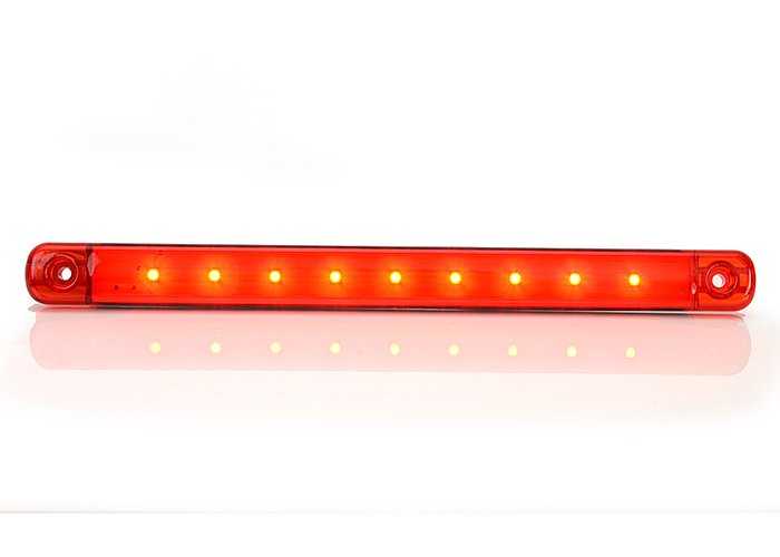 9-LED Ultra Slim Position Light 9-36V - Red