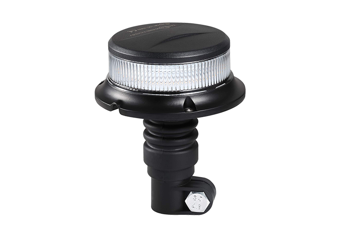 LED Beacon Light - Amber LEDs with Clear Lens | Pole Mounting