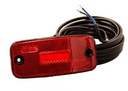 LED Side Marker Light 12-24V + 5m Cable - Red