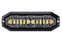 12 LED Strobe Light 12-24V Amber & White LED with Clear Lens
