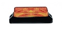 3-LED "HP FLASH" Strobe/Warning Light Amber 12-24V