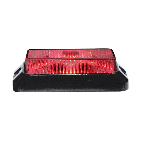 3-LED "HP FLASH" Strobe/Warning Light Red 12-24V | 98x29x41mm 