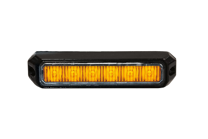 6-LED "MINI" Strobe/Warning Light | Amber