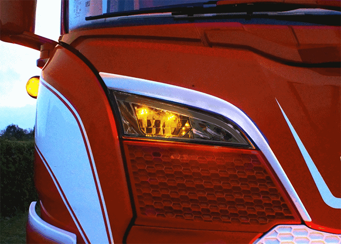 DUO LED Position Light for Grille Driving Light Scania R&S NextGen 2023+