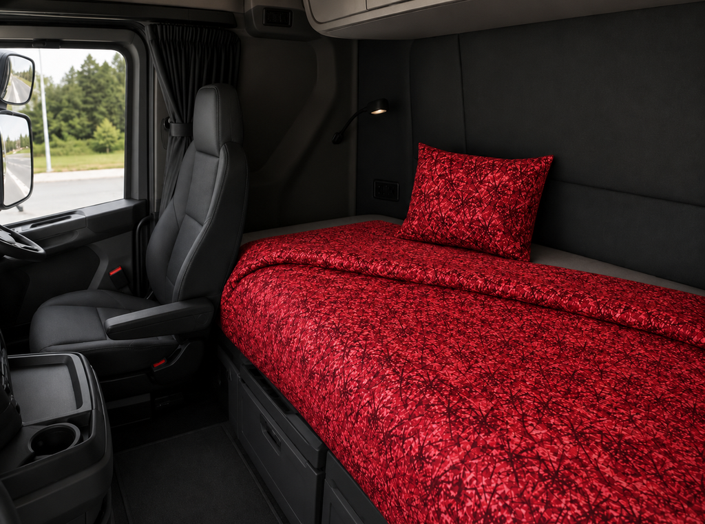 Duvet Cover & Pillowcase - Danish Red Design