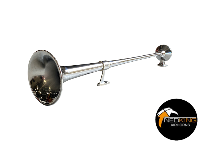 "The Sound of Grover" - Nedking Chromed Brass Air Horn  - 950 mm