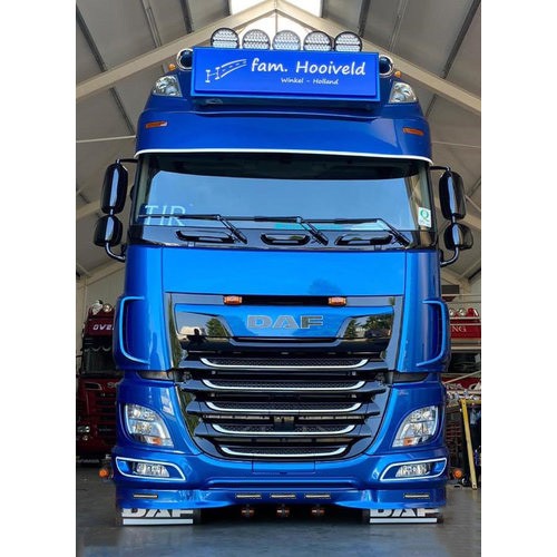 Bumper Spoiler for DAF XF106 - Type 2 - 5 Lightholes