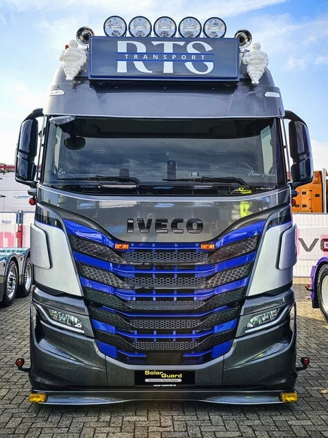 Bumper Spoiler for Iveco S-Way | 2x Yellow Talmu