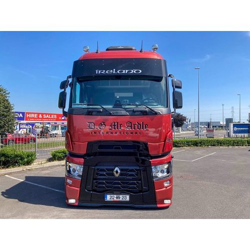 Bumper Spoiler for Renault T Series | Type 2 | 2x White Talmu