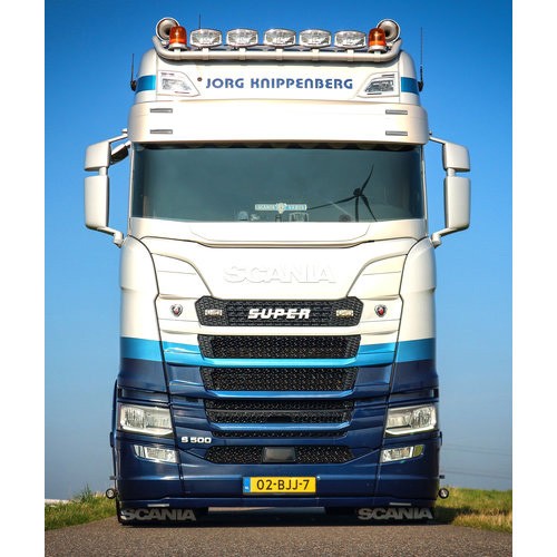 Sunvisor for Scania NextGen | Flat Line | 4 Lightholes