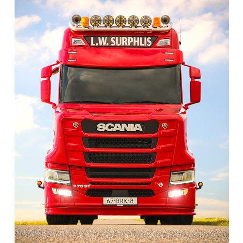 Sunvisor for Scania NextGen | Round Bottom | 4 Lightholes
