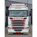 Sunvisor for Scania Streamline 2013+ Highline | Type 2D | Smooth | 5 Lightholes