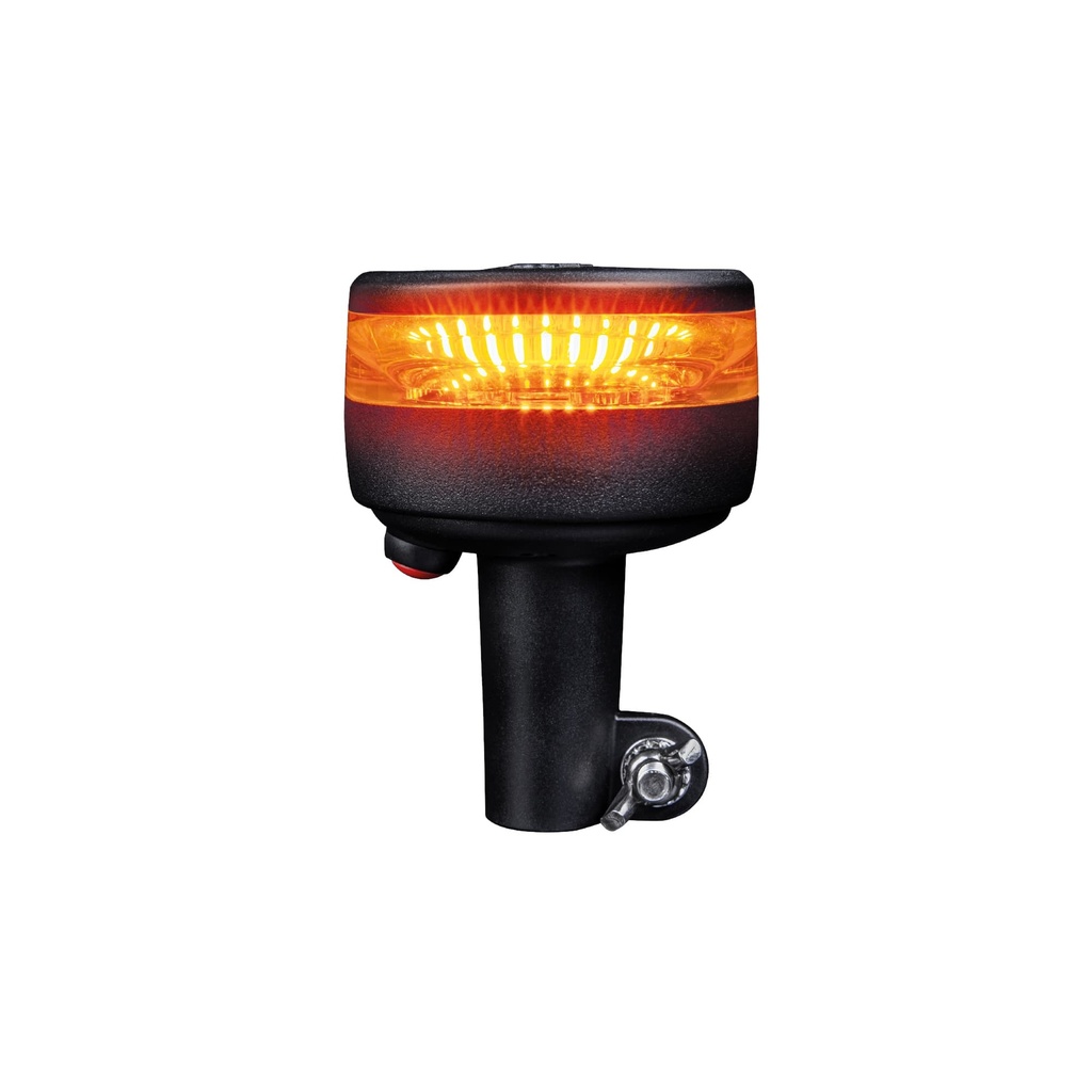 Cruise Light LED Beacon Warning Light with Clear Lens | Pole Mounting | Ø90mm