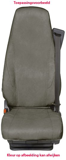 Leather Imit GREY seatcover uni. left Volvo FH version 4