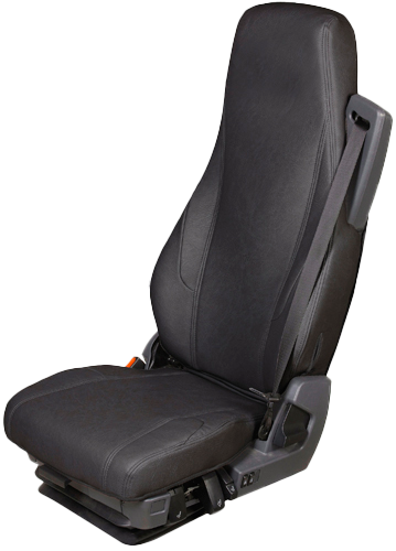 Leather Imit Black seatcover uni. left Volvo FH/FM2&3