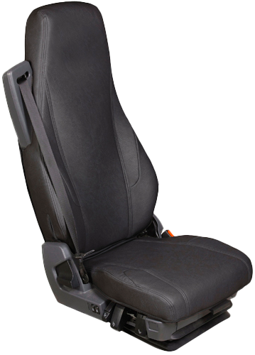 Leather Imit Black seatcover uni. right Volvo FH4