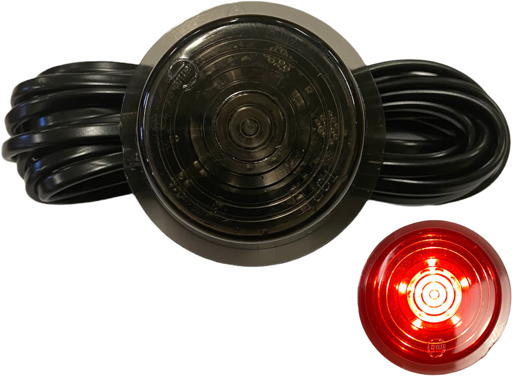 Gylle Side Marker 6-LED Red | Black-Line