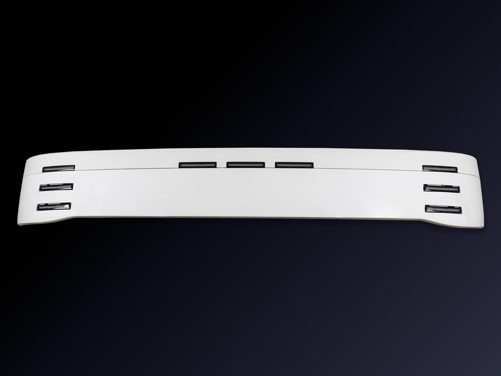 XL Sunvisor 'ODIN' for Scania NextGen 2017+ | 4 Lightholes | Height 35cm