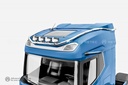 Stainless Steel Roof Light Bar "HYDRA" for DAF NGD XG+ | 3 White + 10 Amber LEDs