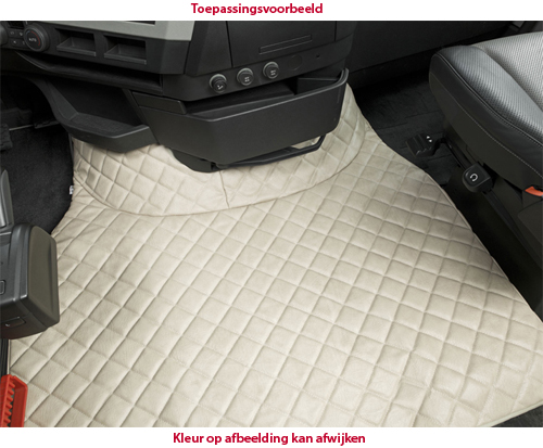 Leather Imit WHITE enginecover Volvo FH3 I-Shift