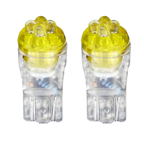 T10 Lamps 4-LED Amber | Set of 2 Pieces