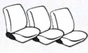 Seat Cover Set (3 seats) Citroën Berlingo & Peugeot Partner 2008+